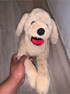 BenBen Puppy Dog Tan Brown Floppy Plush Stuffed Animal Lab Golden Retriever